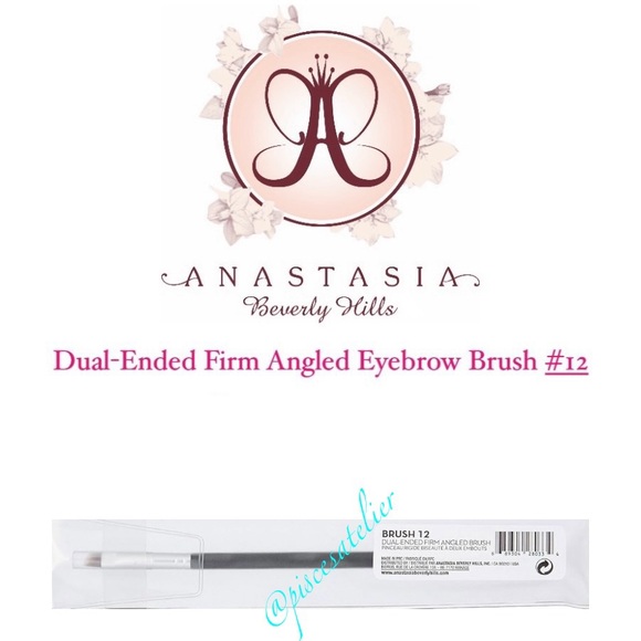 Anastasia Beverly Hills Dual-Ended Firm Angled Eyebrow Brush #12 - Picture 12 of 13